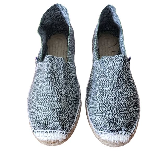 Alpargatus Women's Espadrilles Flats Black and White EU 40 - Picture 1 of 11